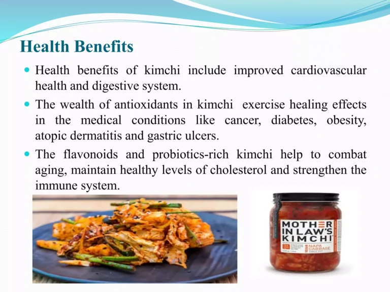 Antioxidants, Anti-Aging, and Beyond: Kimchi’s Full Health Spectrum