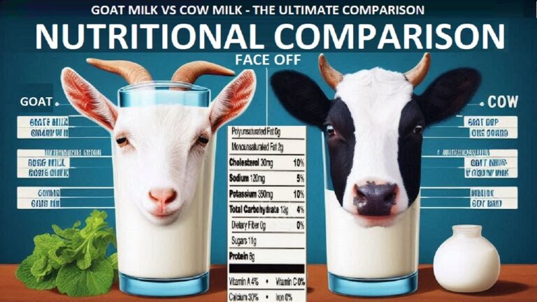 Goat Milk vs. Cow Milk: A Comprehensive Health Showdown